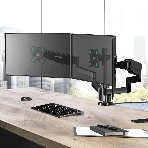 Кронштейн (держатель) ONKRON G280 для трех мониторов 13'-32' дюймов настольный, черный, фото8