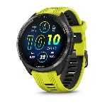 Умные часы Garmin Forerunner 965, 1.4' AMOLED, Wi-Fi, Bluetooth, NFC, GPS, 50м, черный / желто-черный, фото 1