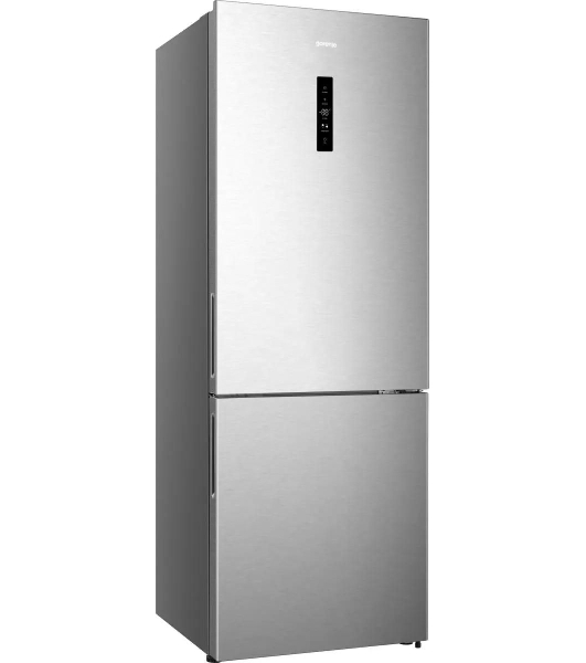 Холодильник Gorenje NRK720EAXL4 серый двухкамерный 347/109л морозилка снизу, No Frost