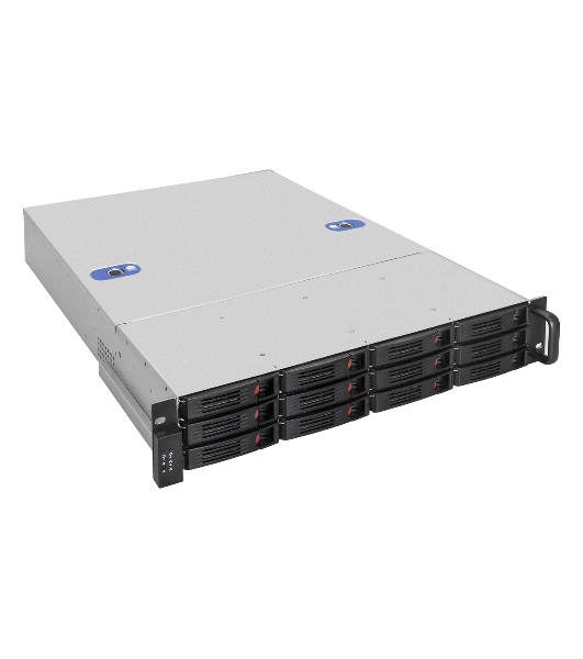 Серверный корпус ExeGate Pro 2U660-HS12 (RM 19', высота 2U, глубина 660, БП 2U-1000ADS, 12xHotSwap)