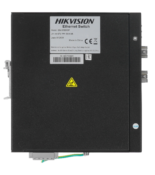 Коммутатор Hikvision DS-3T0310P, 8×100 Мбит/с PoE+ + 2×1 Гбит/с SFP, неуправляемый