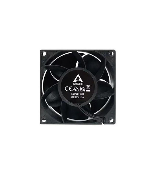 Вентилятор для корпуса Arctic S8038-10K черный, 80 мм, 10000 об/мин, 4 pin