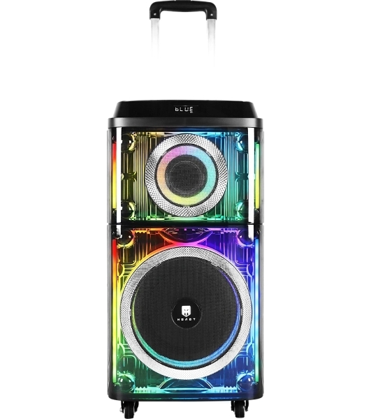 Колонка портативная Ural 103 черный 1200W 1.1 BT/3.5Jack/USB-C 15м 7000mAh