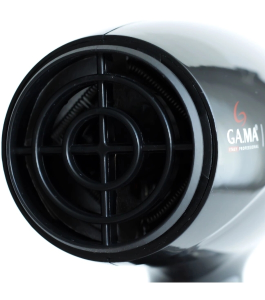Фен GA.MA GH0201 EOLIC MINI CX черный, 1600 Вт, компактный, ионизация
