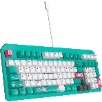 Клавиатура ASUS TUF Gaming K3 Gen II MIKU Edition проводная, USB Type-A, голубой, фото4