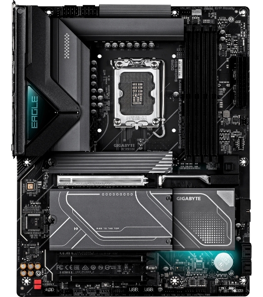 Материнская плата Gigabyte Z890 EAGLE PLUS, LGA 1851, Intel Z890, 4xDDR5, 4xSATA, 4xM.2, 1xPCIe 5.0 x16, 2xPCIe 4.0 x16, 1xDP, 1x2.5Gb LAN, 1xUSB-C 40Gbps (USB4), 2xUSB-A 10Gbps, 3xUSB-A 5Gbps, 4xUSB-A 2.0, 3x3.5 мм + S/PDIF оптический, 7.1, с подсветкой, ATX