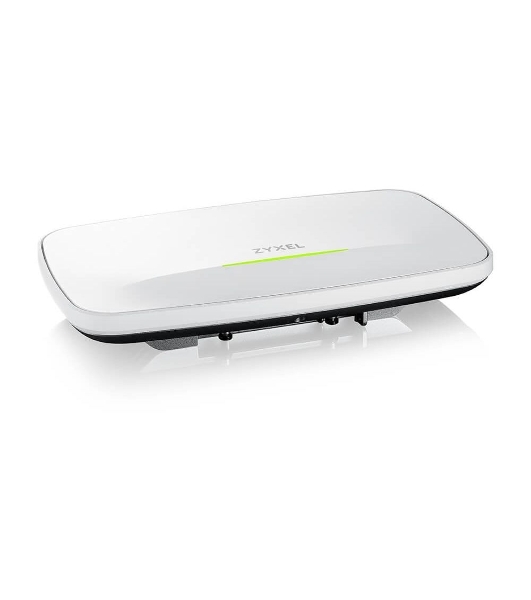 Точка доступа Zyxel NebulaFlex WBE660S, WiFi 7, 802.11a/b/g/n/ac/ax/be (2,4 и 5 ГГц), MU-MIMO, Smart Antenna, антенны 4x4, до 1376+8640 Мбит/с, 1xLAN 10GE, 1xLAN GE, PoE, защита от 4G/5G, BLE Beacon