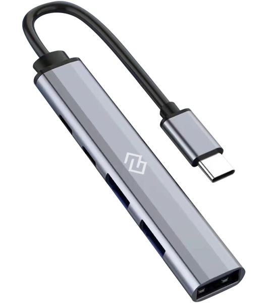 USB-концентраторы Digma DHUB-5USB-AC-3.0, USB-C, USB 3.0 USB Type-C 5 портов, USB