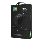 Сетевое зарядное устройство MORE CHOICE (4620202555823) NC86i 1Type-C 3.0A PD 20W для Lightning 8-pin Type-C, черный, фото5