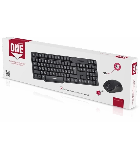 Комплект клавиатура+мышь Smartbuy ONE черный SBC-236374AG-K