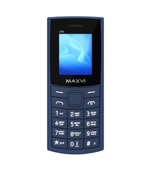 Мобильный телефон Maxvi C40 синий