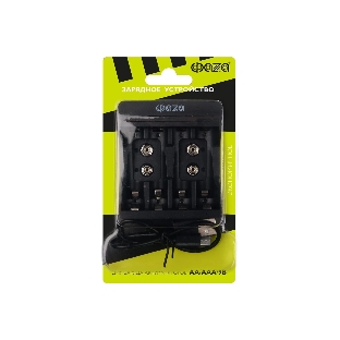 Устройство зарядное B-55USB AA/AAA/9V ('Крона') Ni-Cd/Ni-MH кабель USB-MicroUSB в компл. ФАZА 5038868