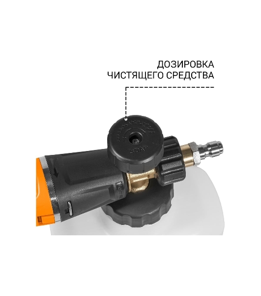 Мойка высокого давления Bort KEX-2800 2500 Вт, максимальное давление 125 бар, рабочее давление 105 бар, 12 л/мин, 23 кг, набор аксессуаров 10шт