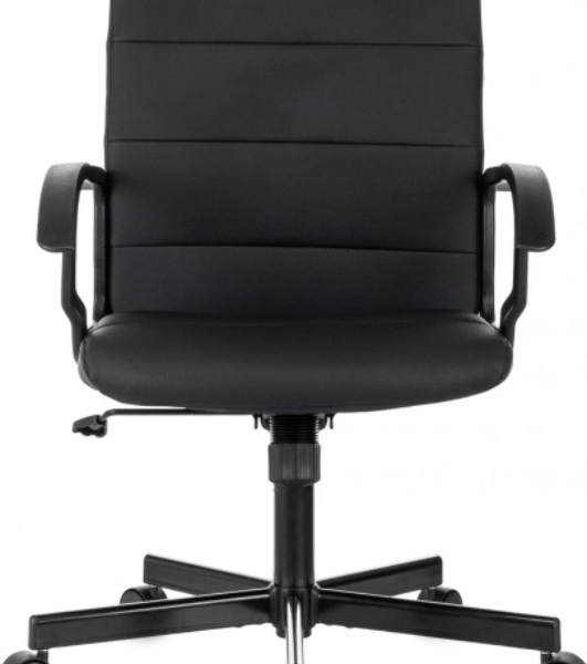 Кресло Бюрократ Triest черный, экокожа
