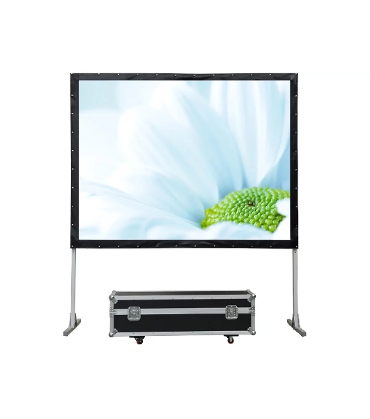 Экран Lumien Master Fold LMF-100143 181x311 см (133'), (раб. область 165x295 см) Matte White, черная кайма по периметру 16:9, поставляется в флайт-кейсе