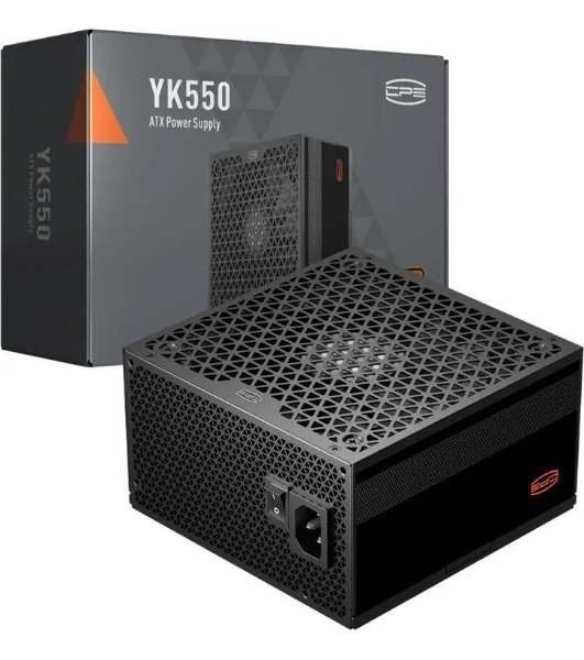 Блок питания PcCooler P5-YK550-B1F ATX 550W 80 PLUS Bronze, (20+4pin) APFC 135мм fan 6xSATA Cab Manag RTL