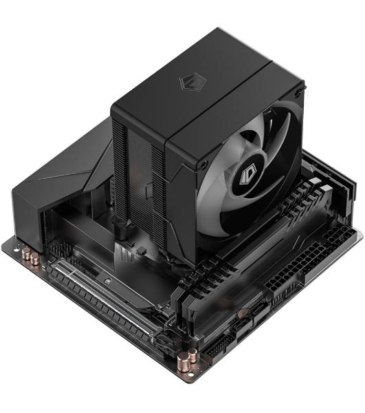 Кулер Cooler ID-Cooling SE-904-XT ARGb BLACK LGA1851/1700/1200/115X/AM5/AM4 (TDP 180W, PWM, 4 тепл.трубки прямого контакта, FAN 100мм, Addressable RGb LED) RET