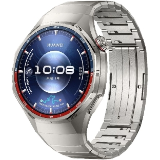 Умные часы HUAWEI Watch GT 6 Pro ATM-B29, 1.47' AMOLED, Wi‑Fi, Bluetooth, NFC, 5 ATM/IP69, титан