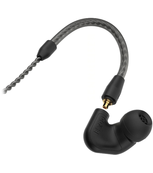 Проводные наушники Sennheiser IE 200 черный, внутриканальные, Jack 3.5 мм