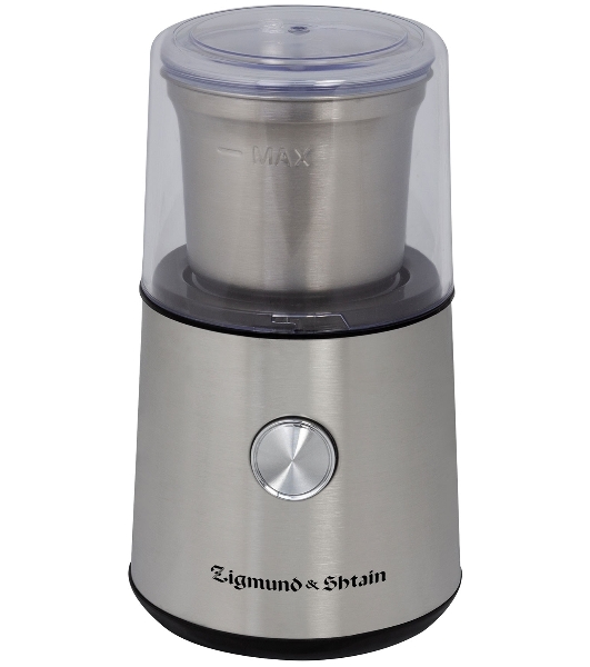 Кофемолка Zigmund & Shtain ZCG-10 250 Вт, 85 г, нержавеющая сталь