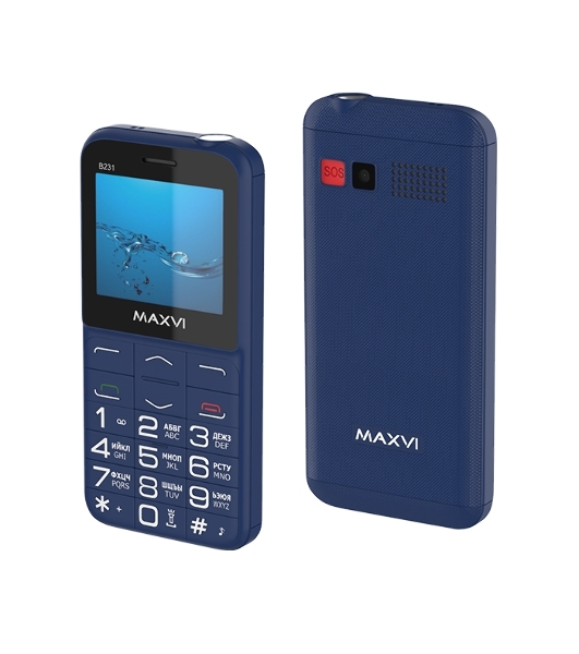 Мобильный телефон Maxvi B231 синий