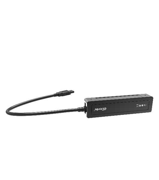 Конвертер Infobit [iTrans DU-TR-22A] (приемник/передатчик) Dante - USB Аудио 2 -канальный, порт USB A.1xRJ45(Dante). Питание PoE.
