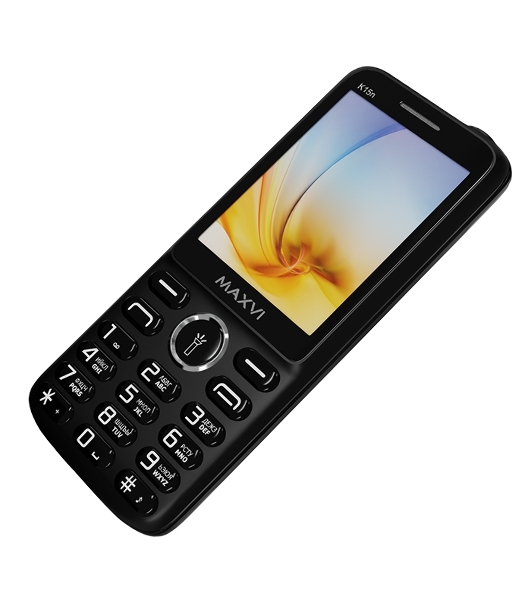 Мобильный телефон Maxvi K15n черный
