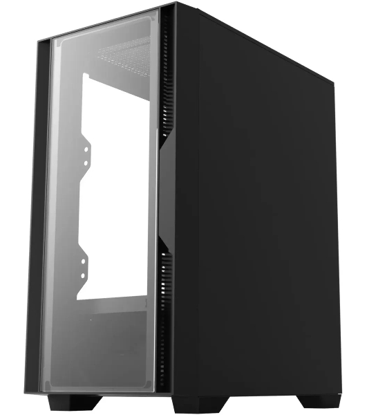 Компьютерный корпус Bloody CC-123 черный без БП mATX 8x120мм 2xUSB2.0 1xUSB3.0 audio bott PSU