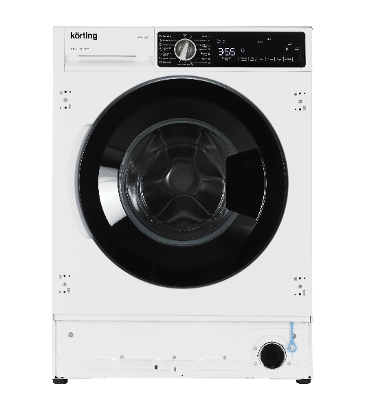 Стиральная машина встраиваемая Korting KWMI 14V87 белый, загрузка фронтальная 8 кг, 1400 об/мин, класс A+++