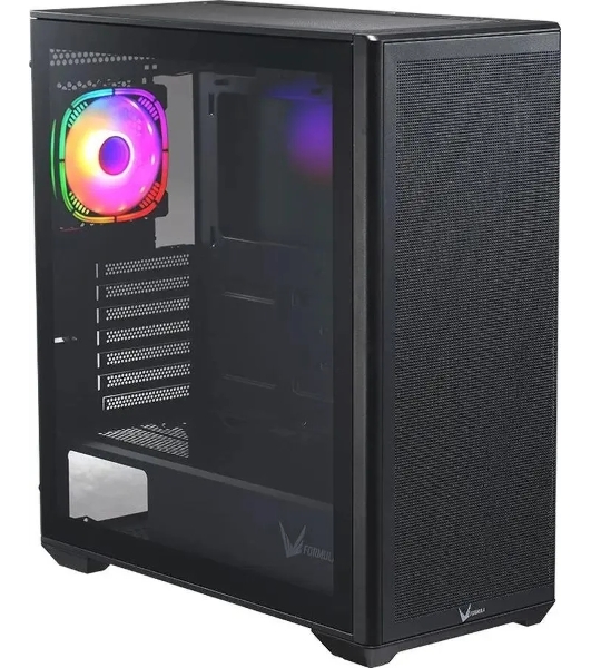 Компьютерный корпус AeroCool/Formula Air Power G5 Plus черный без БП ATX 4x120мм 2xUSB 2.0 1xUSB3.1 audio bott PSU