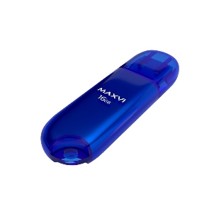 Флешка USB Maxvi P1 (FD16GBUSB20C10P1 blue), 16Gb, USB 2.0, R/W 12/5, синий