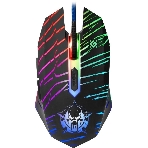 Мышь проводная Defender Dark Agent GM-590L черный, 12800 dpi, USB, кнопки - 6, фото 1