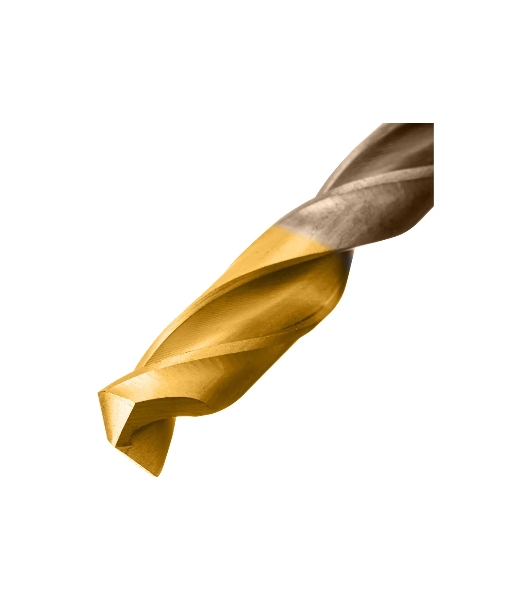 Набор сверл по металлу Denzel 1-10 мм, Р6М5К8-TiN, Golden Tip, 10 шт