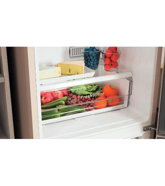 Холодильник Indesit ITR 4200 E бежевый двухкамерный 247/78л морозилка снизу