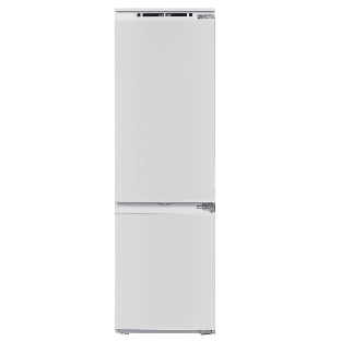 Встраиваемый холодильник Maunfeld MBF177NFFWGR Inverter белый двухкамерный 194/57 л морозилка снизу, NoFrost