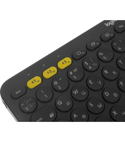 Клавиатура Logitech K380 беспроводная, Bluetooth, серый