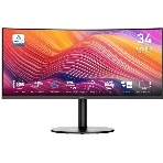 Монитор 34' MSI Modern MD342CQP VA 3440x1440, 120 Гц, 4 мс, 21:9, 300 кд/м², 2xHDMI 2.0b, DP 1.4a, USB-C, USB Hub (2x USB 3.0), 3.5 Jack, динамики (2x3 Вт), Adaptive-Sync, изогнутый экран (1500R), черный, фото 1