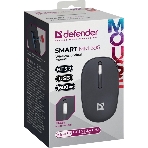 Мышь беспроводная Defender Smart MM-396 черный, 1600 dpi, радиоканал, Bluetooth, USB, кнопки - 3, фото4