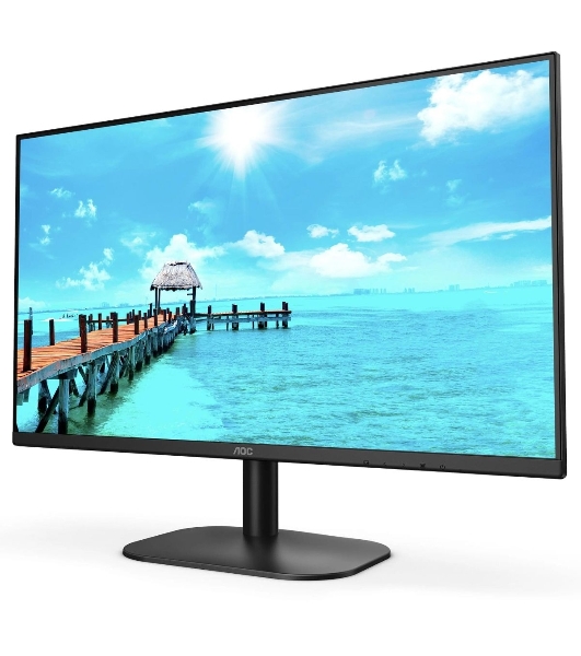 Монитор 27' AOC 27B2DM, VA 1920x1080, 75 Гц, 4 мс, 16:9, 250 кд/м², 1xHDMI, 1xDVI-D, 1xVGA, 1x3.5 мм, черный