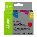 Картридж струйный Cactus CS-PG512 черный (14 мл) для Canon Pixma iP2700/MP240/MP250/MP260/MP270/MP272/MP280/MP480/MP490/MP492/MP495/MX320/MX330/MX340/MX350, фото 1
