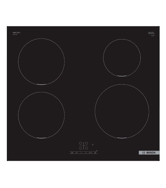 Индукционная варочная панель Bosch Serie 4 PUE611BB5E, индукционные, независимая, черный