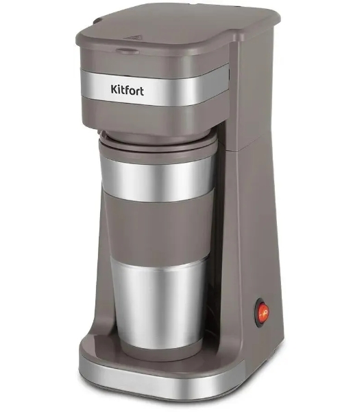 Кофеварка капельная Kitfort КТ-7316 750Вт коричневый/нержавеющая сталь