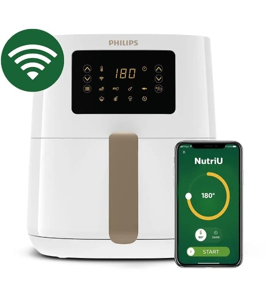 Аэрогриль Philips HD9255/30 белый, 1400 Вт, 4.1 л, сенсор, 7 программ