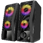 Акустическая система SVEN 445, черный, USB, 2.0,2x3 Вт(RMS), подсветка, фото 1