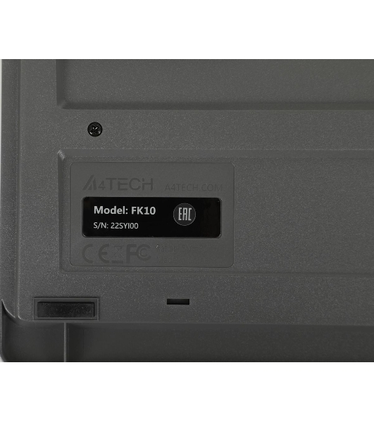 Комплект клавиатура+мышь A4Tech FStyler F1010 проводной, USB, 1600 DPI, чёрный