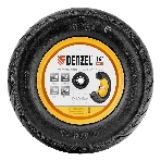 Колесо пневматическое бескамерное Denzel 16х4.00-8 D410мм, d20мм, длина оси 104мм, фото3