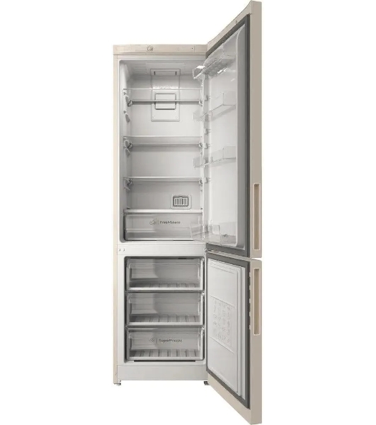 Холодильник Indesit ITR 4200 E бежевый двухкамерный 247/78л морозилка снизу