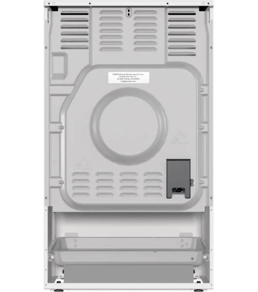 Плита электрическая Gorenje GEC5C61WG белый, конфорок 4 электрических, духовка 70 л, 50 см x 85 см x 59.4 см (без крышки)