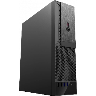 Корпус Foxline FL-1001-300W, Slim-Desktop, чёрный, БП 300 Вт