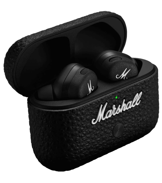 Наушники TWS Marshall Motif II черный, внутриканальные, Bluetooth, активное шумоподавление, беспроводная зарядка, до 6 ч